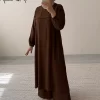 Yazlık Tam Boy Neva Takım - Acı Kahve