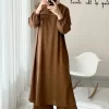 Yazlık Tam Boy Neva Takım - Kahverengi
