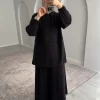Lora Etekli Takım - Siyah